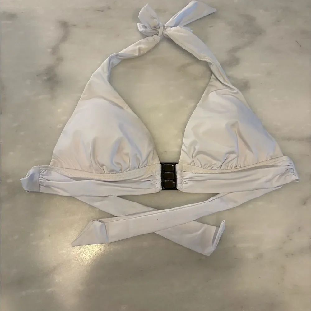 Kenneth Cole White Bikini Top